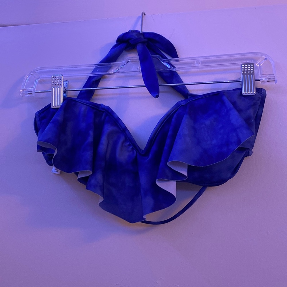 2015 Blue Aeropostale Swim Top Size Medium